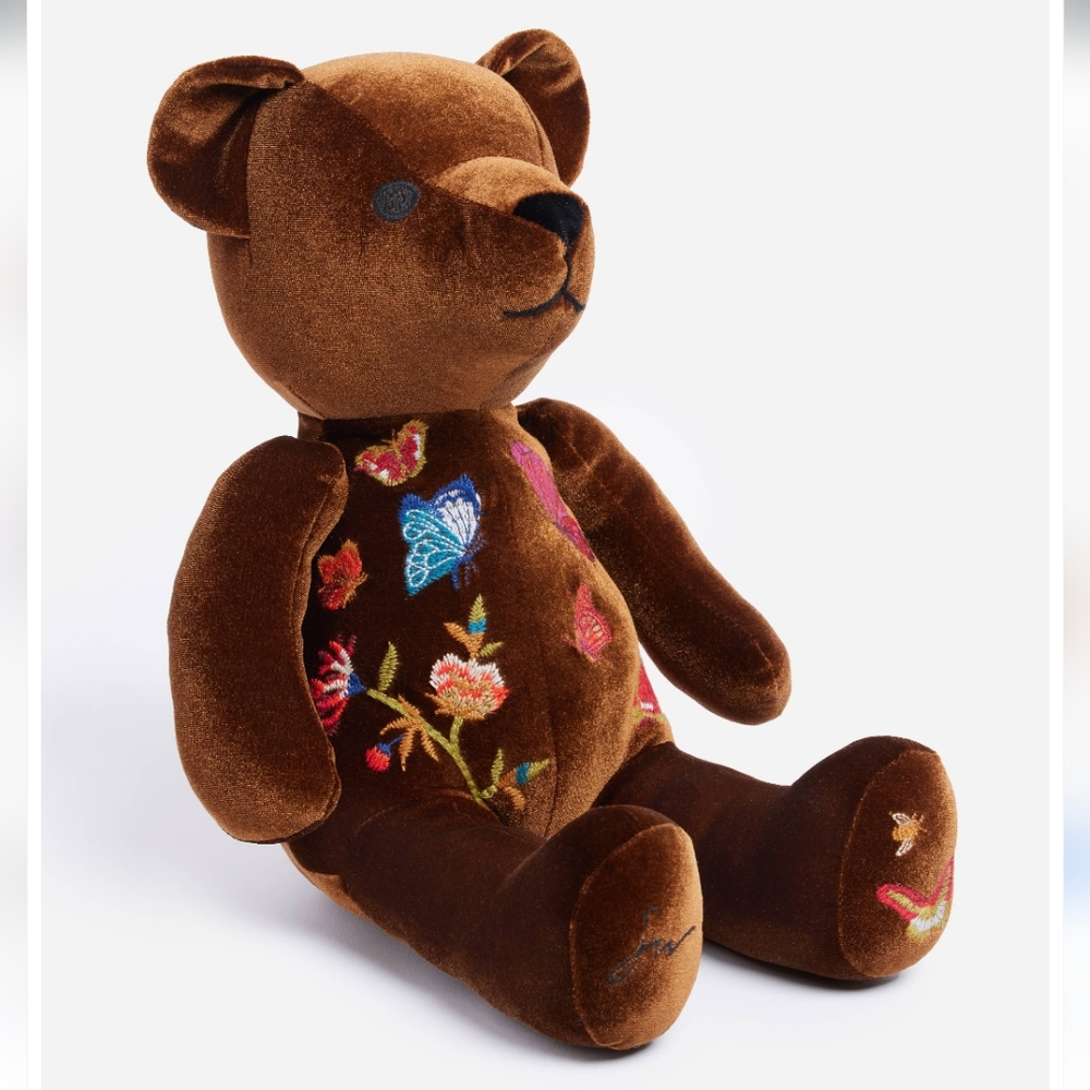 Johnny Was Aria Embroidered Bear